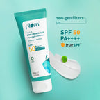 PLUM CICA & HYALURONIC ACID AQUA LIGJHT SUNSCREEN | PROTECTS & SOOTHES SPF50 PA+++ WITH NEW GENERATION UV FILTERS 50g 1.76 oz.