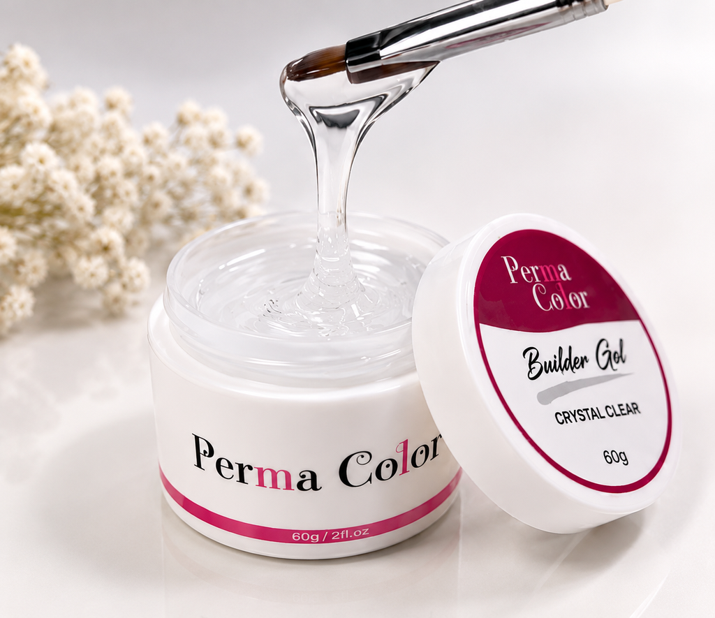 Perma Color Builder Gel transforms your nail care routine with long-lasting, vibrant color that builds strength with every application.