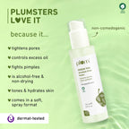 PLUM GREEN TEA ALCOHOL- FREE TONER | TIGHTENS PORES, FIGHTS PIMPLES 150ml 5.07 fi. oz.
