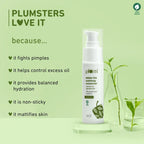 PLUM GREEN TEA OIL FREE MOISTURIZER | FIGHTS PIMPLES, INSTANTLY HYDRATES | WITH NIACINAMIDE & HYALURONIC ACID OIL FREE HYDRATION 50ml 1.69 fi. oz.