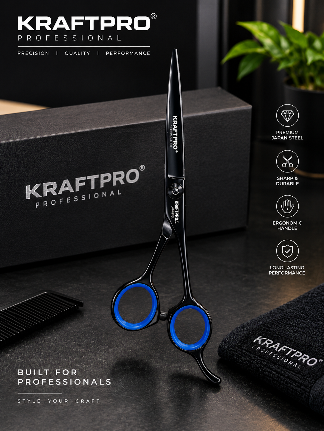 The KRAFTPRO SWB scissor  for precision cutting.