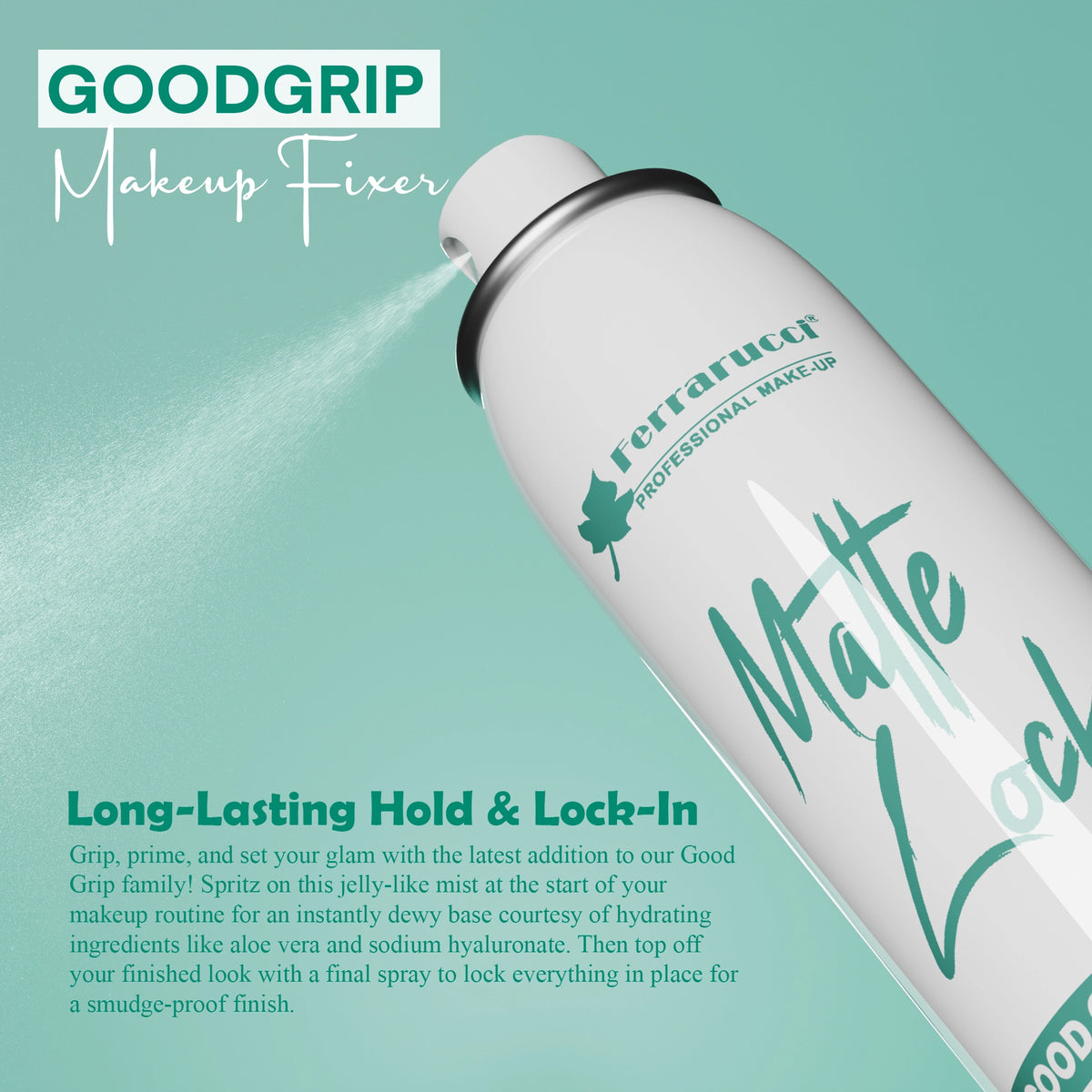 Ferrarucci Matte Lock Good Grip Setting Spray.