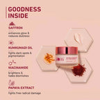 PLUM SAFFRON & KUMKUMADI OIL GLOW BRIGHT MOISTURIIZER | ENHANCES GLOW SPF 35 FOR ALL SKIN TYPE 50g 1.76 oz