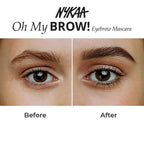 Nykaa Oh My Brow! Eyebrow Mascara - Sirius Brown (4.2ml)