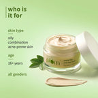 PLUM GREEN TEA CLEAR FACE MASK | HELPS DETOXIFY & REJUVENATE SKIN FORE OILY, ACNE-PRONE SKIN 60g 2.12 oz