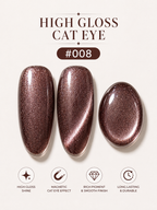 Mynk Professional High Gloss Cat Eye for Nails delivers salon-quality shine with a mesmerizing cat eye effect.