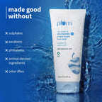 PLUM RICE WATER & NIACINAMIDE 2% SIMPLY BRIGHT FACE WACE WASH | REMOVES 99% IMPURITIES, INSTANTLY BRIGHTENS & SOFTENS SKIN 150ml 5.07 fi. oz.
