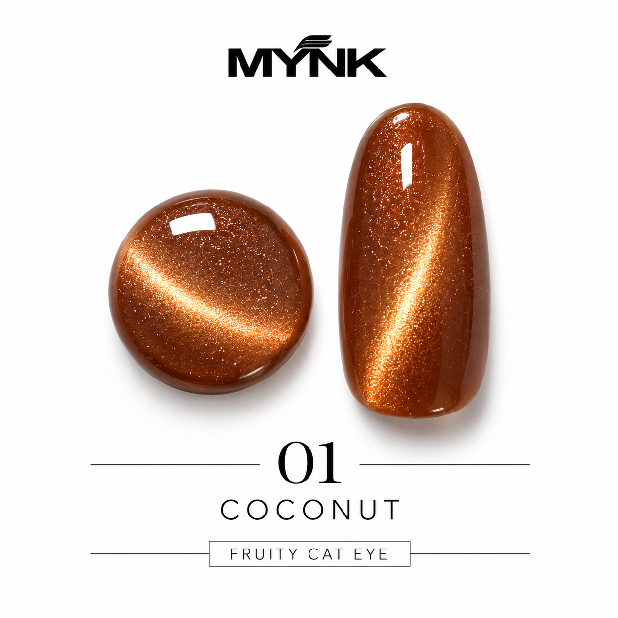 MYNK Professional Fruity Cat Eye Nail Polish
