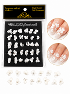 Elevate your nail art with stunning acrylic flowers that bring dimension and elegance to every manicure.