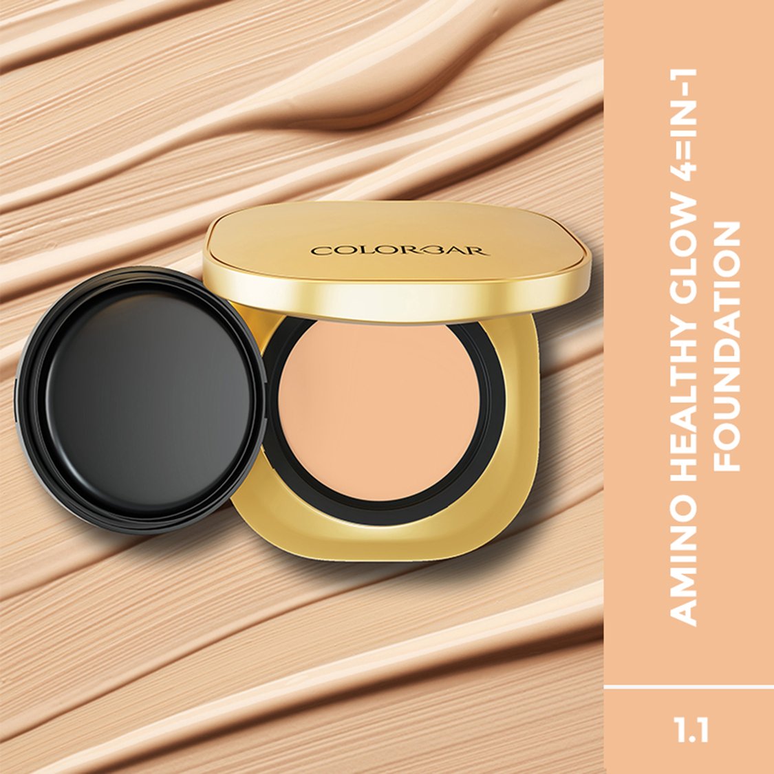 COLORBAR AMINO HEAALTHY GLOOW 4-IN-1 FOUNDATION FOND DE TEINT RAYONNANT SPF 15 20g/0.35 us. oz.