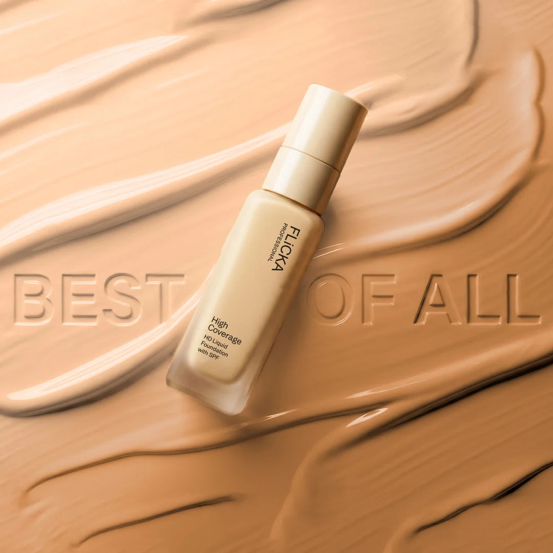 FLICKA PROFESSIONAL HIGH COVERAGE HD LIQUID FOUNDATION WITH SPF 30ml