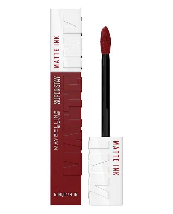 Maybelline New York Superstay Matte Ink Liquid Lipstick - 16H Longwear Matte | Entrepreneur, 5ml
