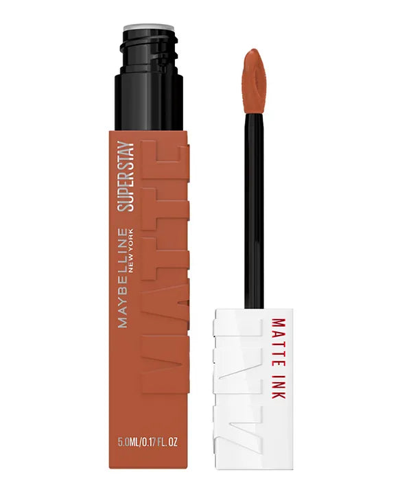 Maybelline New York Superstay Matte Ink Liquid Lipstick - 16H Longwear Matte | Entrepreneur, 5ml