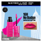Maybelline Superstay Vinyl Ink Liquid Lipstick, Awestruck | High Shine That Lasts for 16 HRs