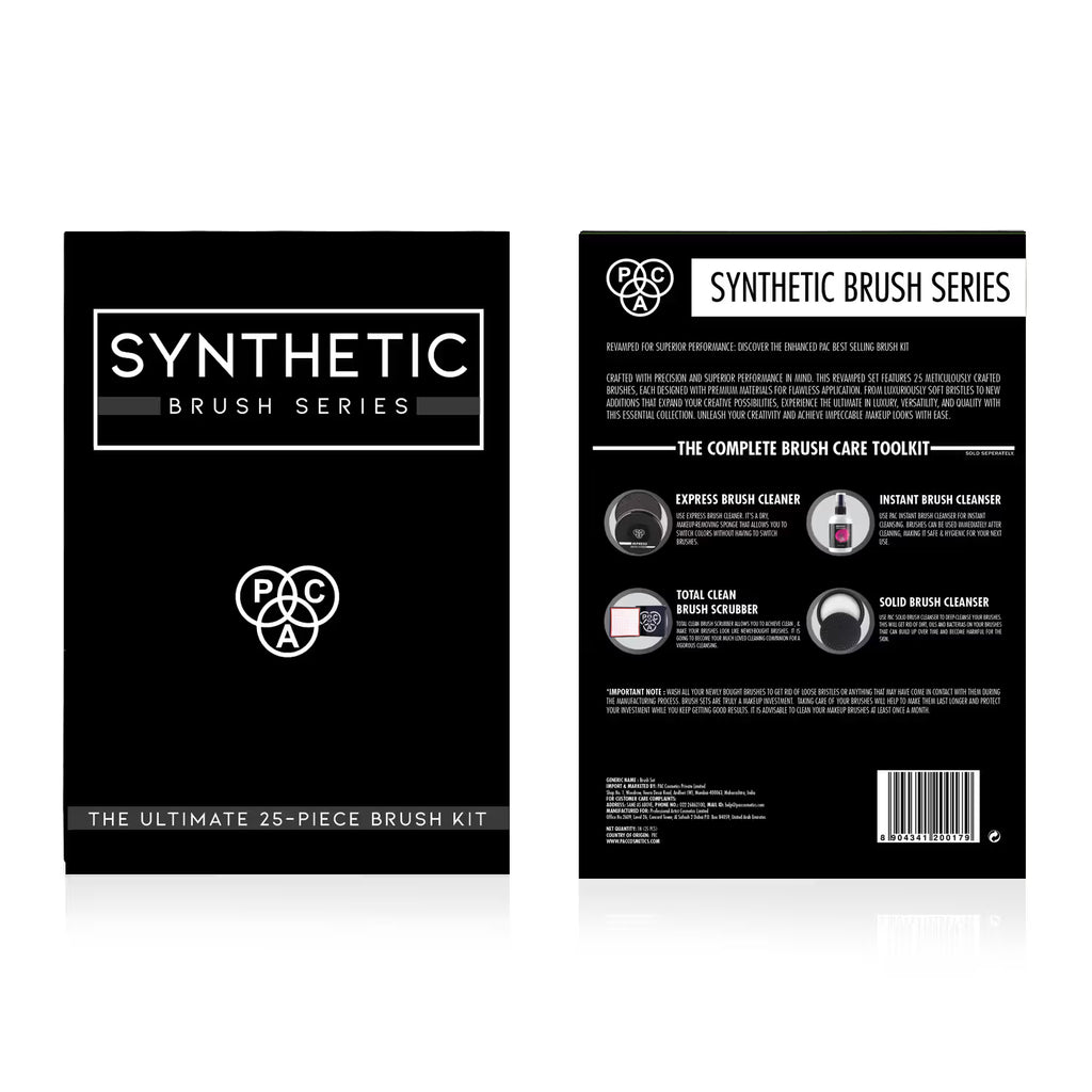 PAC  Synthetic Series (25 Brushes).