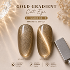 MYNK Gold Gradient Cat Eye.