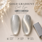 MYNK Gold Gradient Cat Eye.