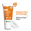The Derma Co Pore Minimizing Sunscreen Gel with SPF 50 & PA+++ For Open Pores & UVA/UVB Protection - 50 g