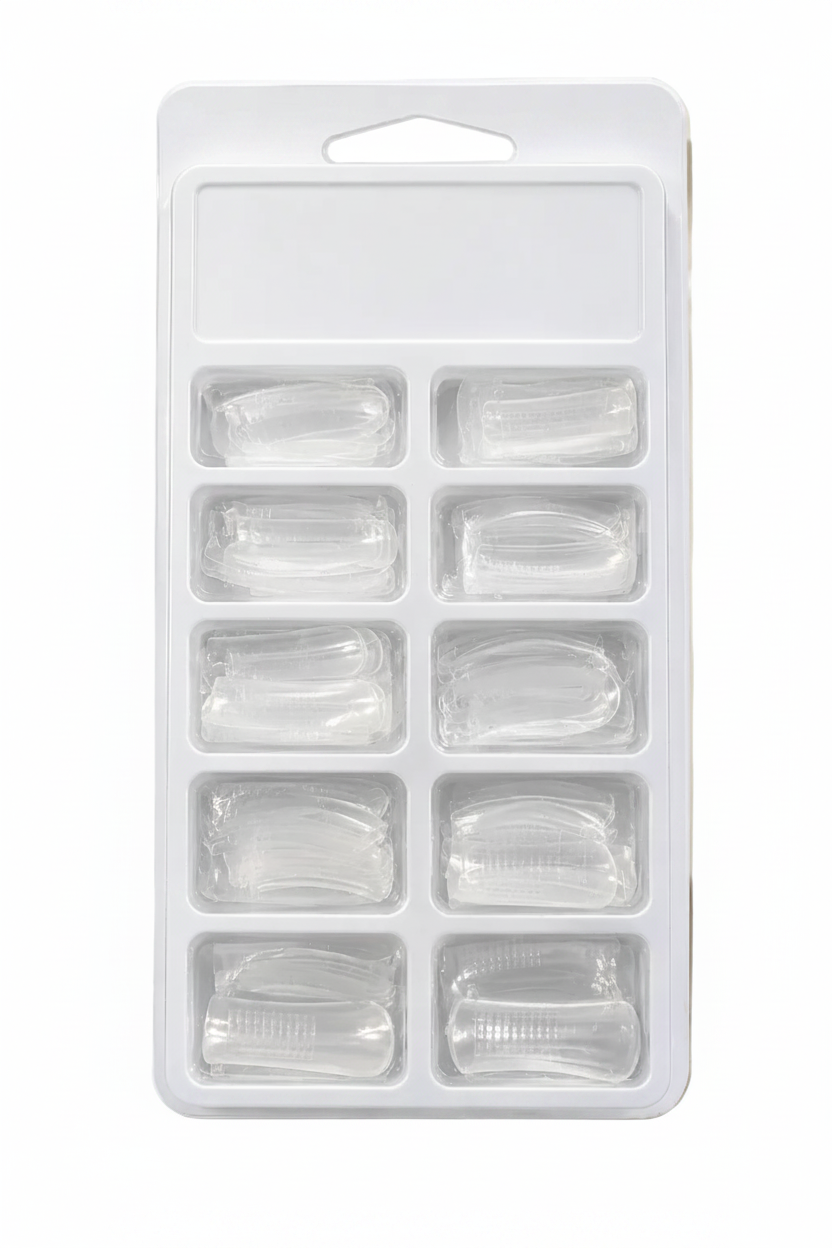 Poly gel tips for nails offer a lightweight, flexible alternative to traditional acrylics. These semi-hard gel extensions provide a natural look while maintaining durability and strength.