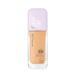 Maybelline New York Super Stay Lumi-Matte Liquid Foundation | UP To 30H Long Wear, Water & Transfer Proof. SuperStay Lumi-Matte Liquid Foundation comes with Non-comedogenic & Vegan Formula | 35ml