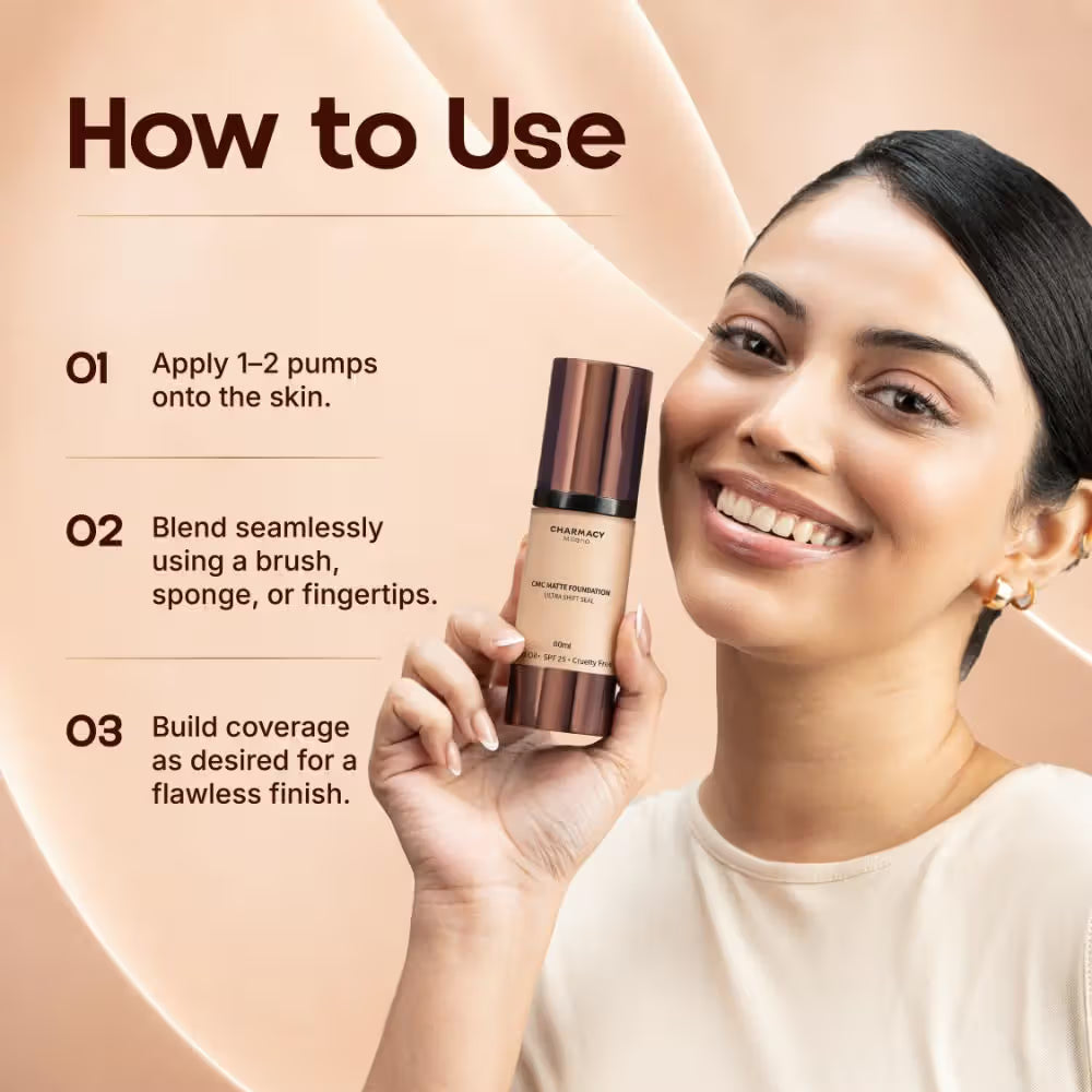 Charmacy Milano  Matte Foundation 60ML.