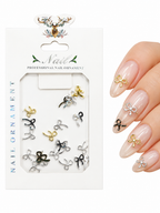 Elevate your nail art with our premium bow nail accessories.