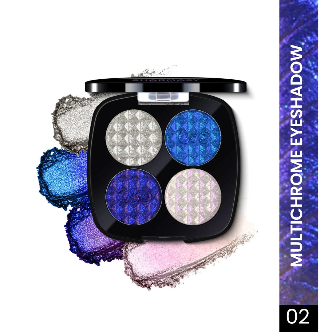 Charmacy Milano CMC Insane Quad Eyeshadow Palette -4-in-1 Multichrome Eye Palette