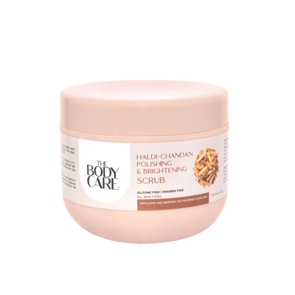 The Body Care Haldi-Chandan Polishing & Brightening Scrub. 500g