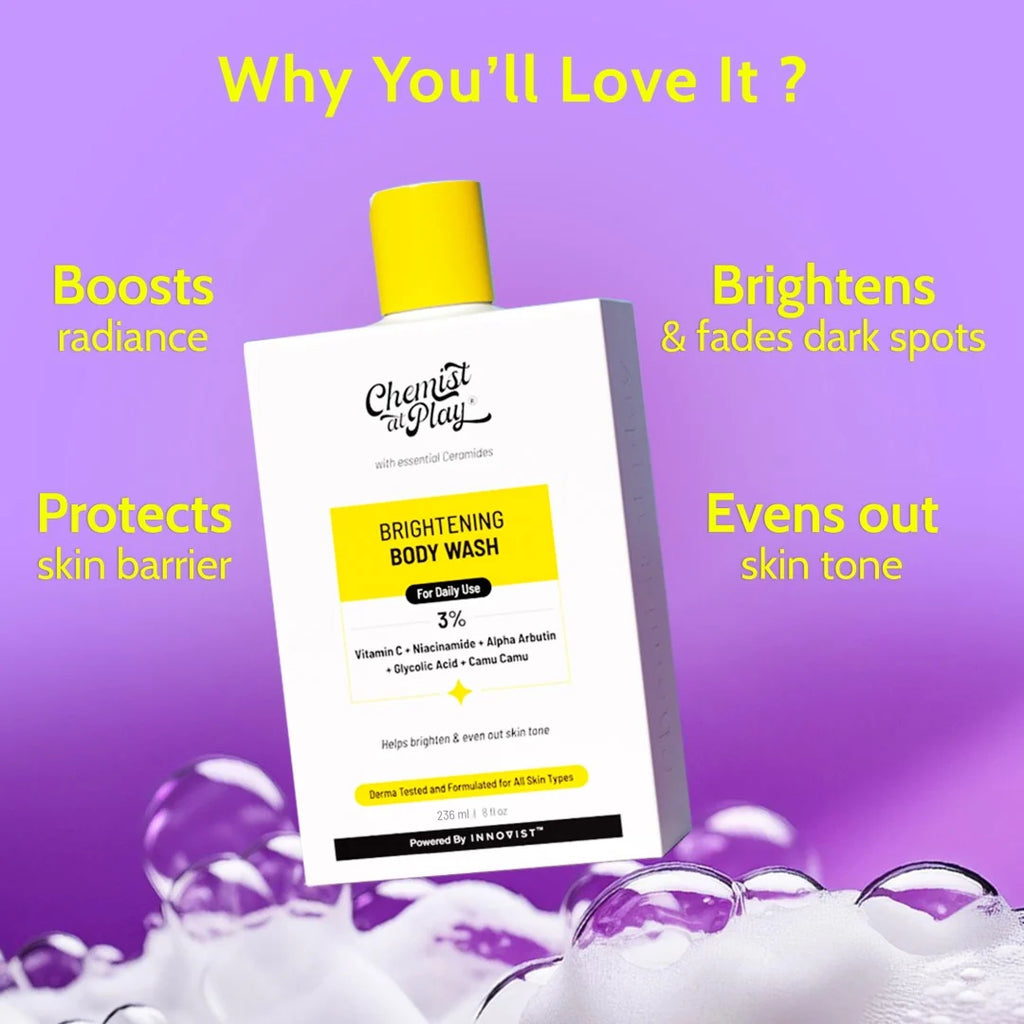 CHEMIST AT PLAY Brightening Body Wash. 473 ml