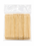 Wooden Mini Pusher For Nails designed for safe and precise nail care. Features a smooth, ergonomic handle that fits comfortably in your hand 100 Pcs