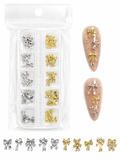 Elevate your nail art with our stunning collection of metallic bows.