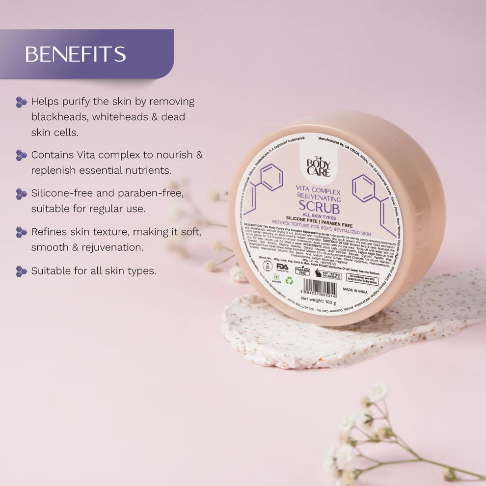 The Body Care Vita Complex Rejuvenating Scrub 500g