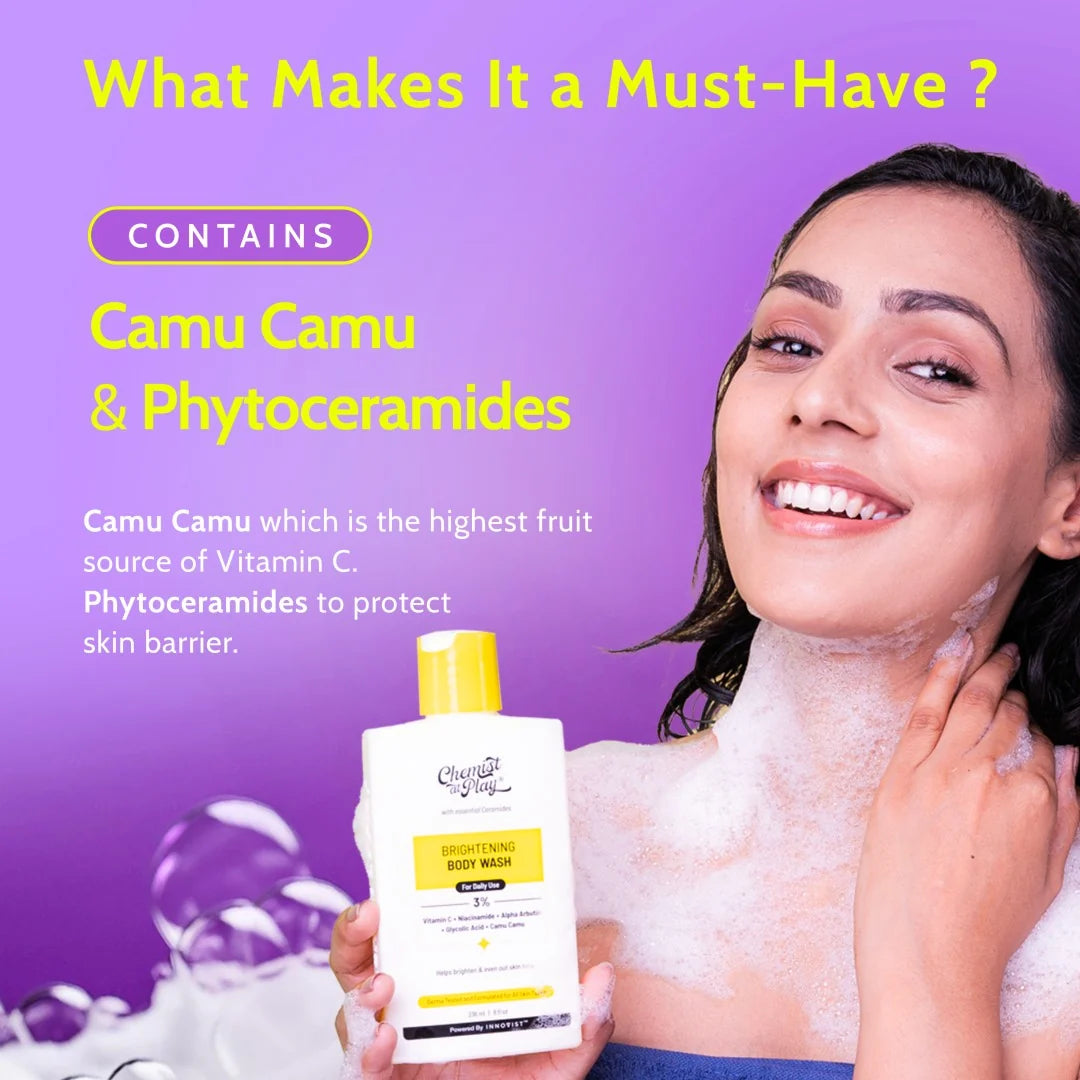 CHEMIST AT PLAY Brightening Body Wash. 473 ml
