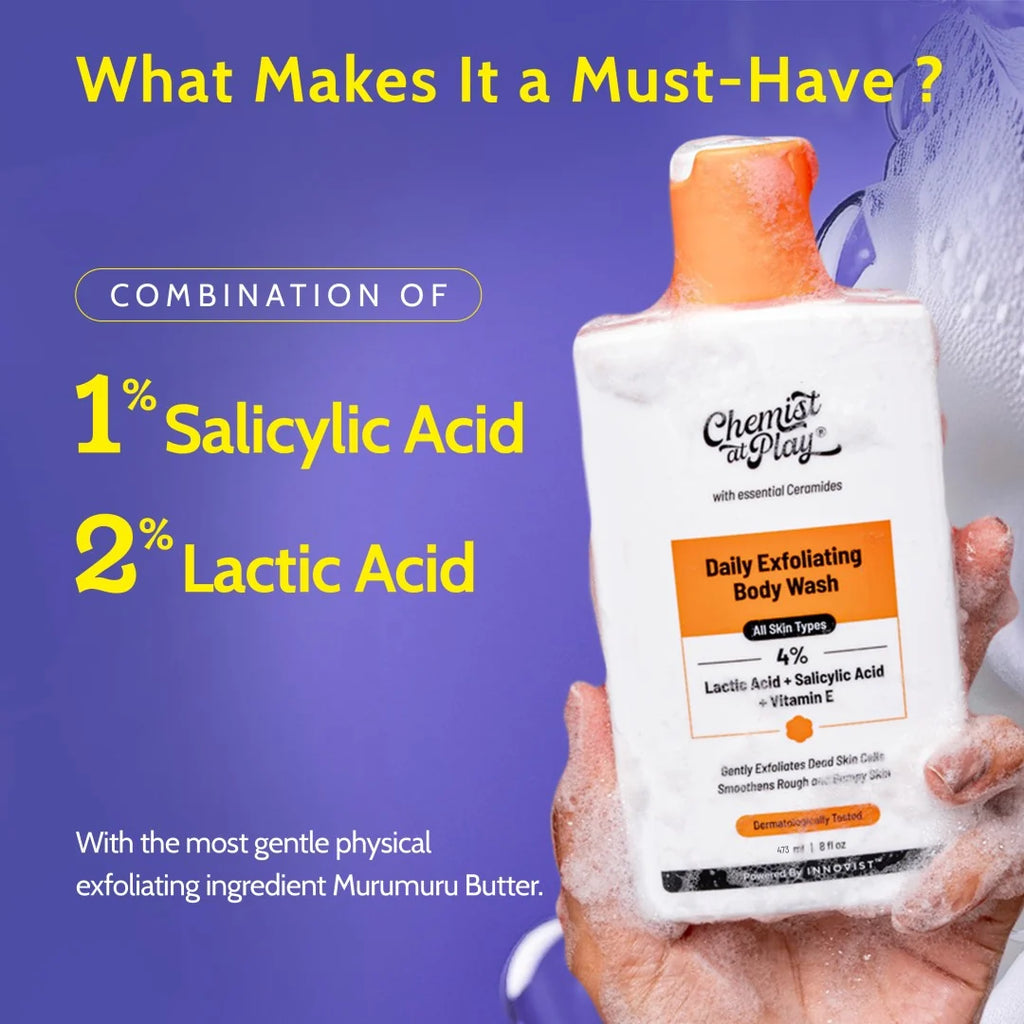 Chemist At Play Exfoliating Body Wash.473 ml
