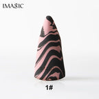 IMAGIC PROfessional Cosmetic Duo Color Top Hill Makeup Sponge Wet & Dry Use Soft Non-latex Material Puff