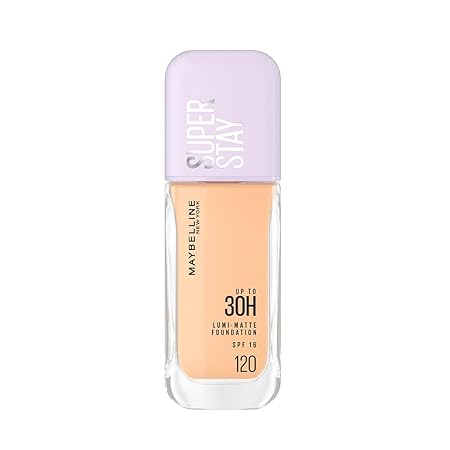 Maybelline New York Super Stay Lumi-Matte Liquid Foundation | UP To 30H Long Wear, Water & Transfer Proof. SuperStay Lumi-Matte Liquid Foundation comes with Non-comedogenic & Vegan Formula | 35ml