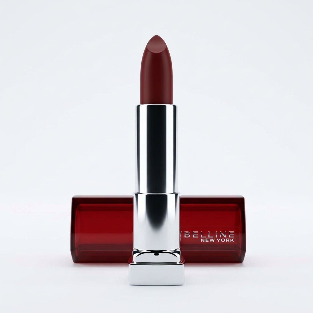 Maybelline New York Color Sensational Creamy Matte Lipstick lasts up to 12 Hours, Hydrate Lips, Rich Creamy Lipstick with Shea Butter, 3.9g