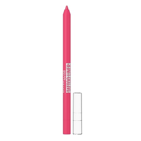 Maybelline New York Tattoo Liner Gel Pencil, Sharpenable Eyeliner, Tealtini Waterproof Eyeliner, 36H Wear, Shimmer finish, 1.2g