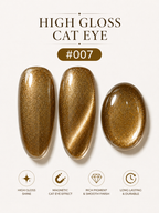 Mynk Professional High Gloss Cat Eye for Nails delivers salon-quality shine with a mesmerizing cat eye effect.