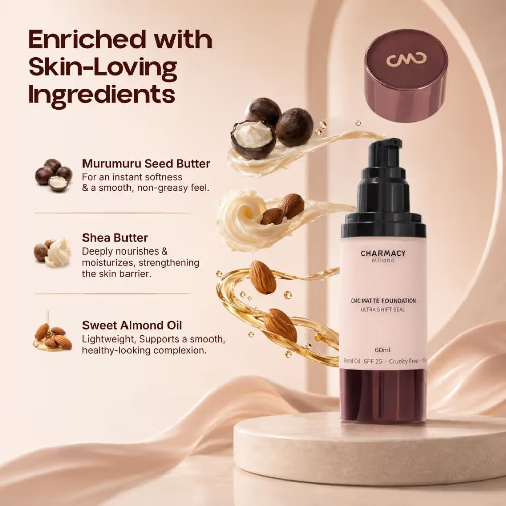 Charmacy Milano  Matte Foundation 60ML.
