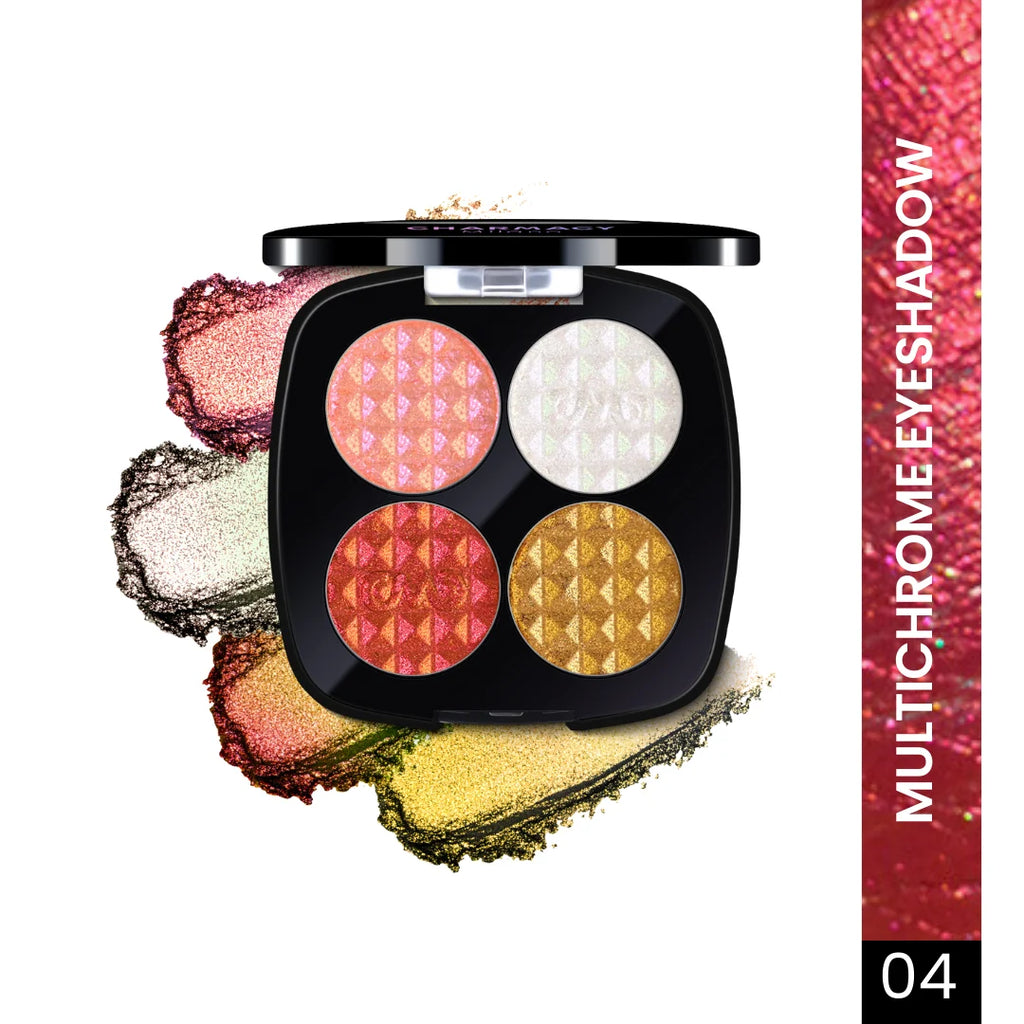 Charmacy Milano CMC Insane Quad Eyeshadow Palette -4-in-1 Multichrome Eye Palette