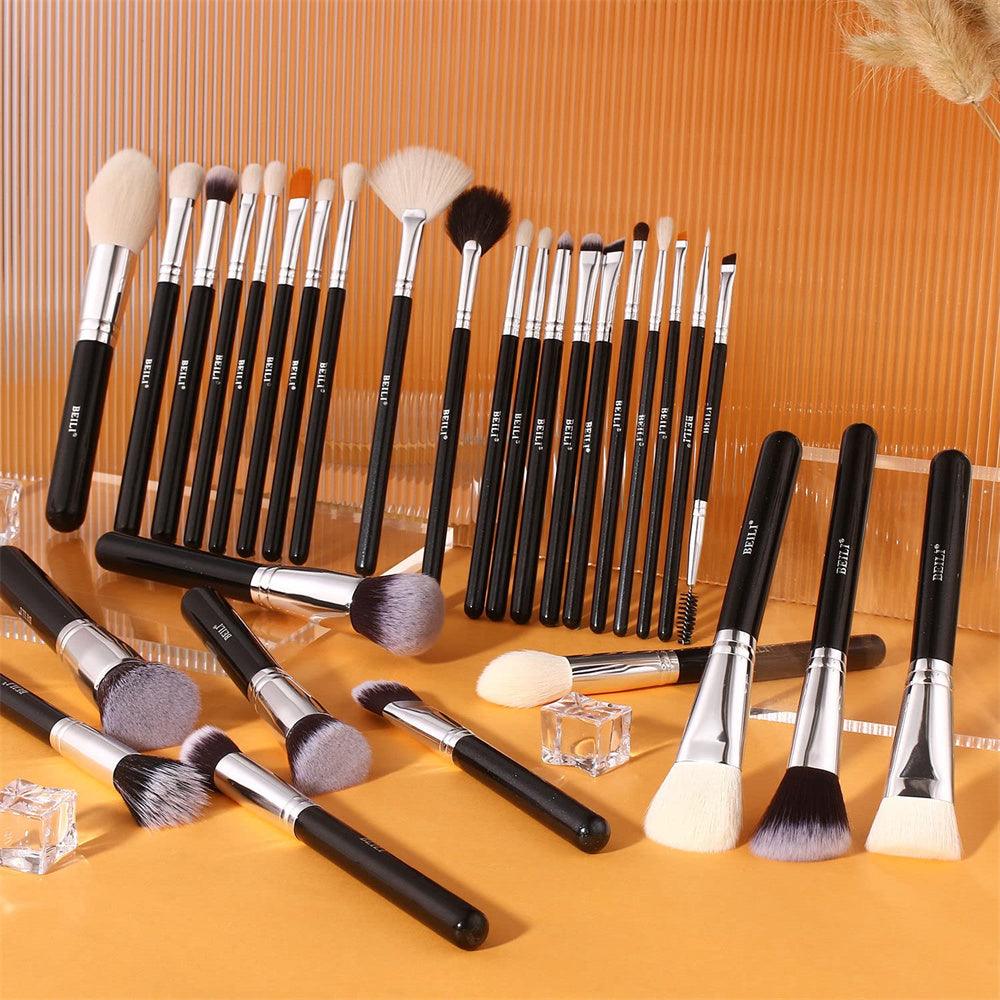 BEILI 30PCS Professional Wood Makeup Brush Set B30-S02
