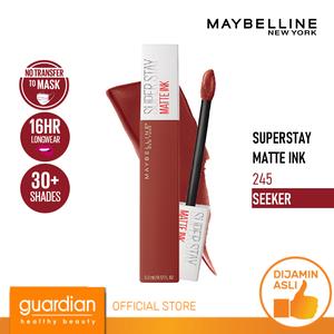 Maybelline New York Superstay Matte Ink Liquid Lipstick - 16H Longwear Matte | Entrepreneur, 5ml