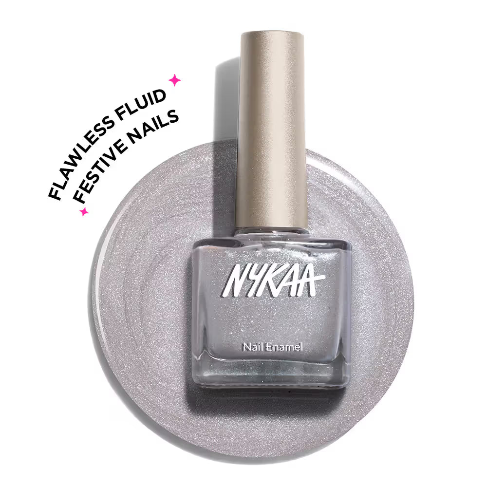 Nykaa Glitter Nail Enamel -(9ml)