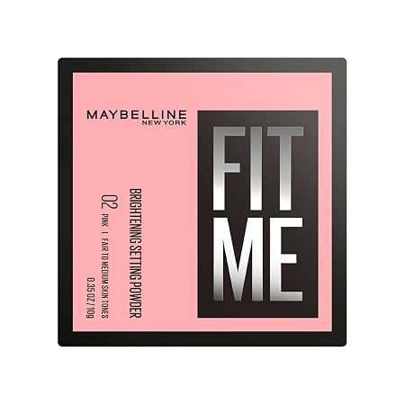 Maybelline New York Fit Me brightening, Mattifying, Loose Setting Powder | Fair To Medium Skin Tones 0.35 OZ/10g