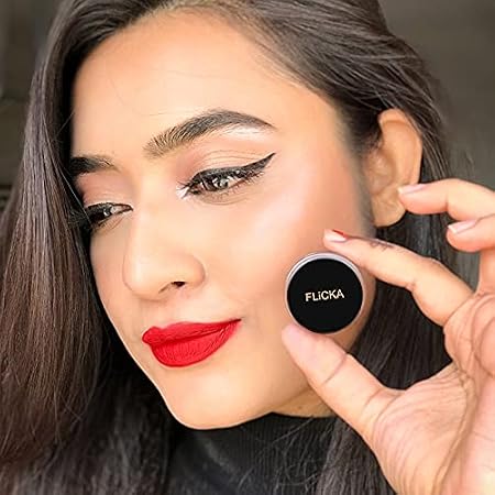FLiCKA Draw N Dance Gel Eyeliner| Smudge Proof & WaterResistant |Easy Dip & Stroke|Lasts Upto 16Hrs l Matte Eyeliner For Women, 5g