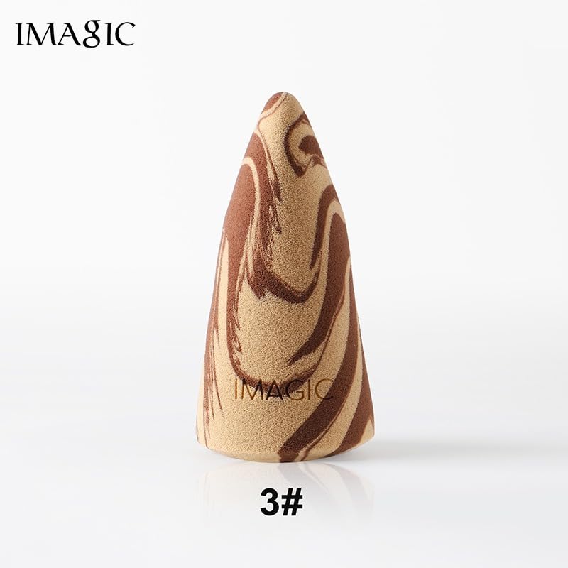 IMAGIC PROfessional Cosmetic Duo Color Top Hill Makeup Sponge Wet & Dry Use Soft Non-latex Material Puff