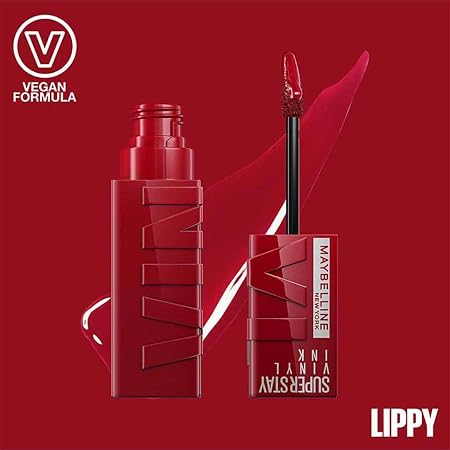 Maybelline Superstay Vinyl Ink Liquid Lipstick, Awestruck | High Shine That Lasts for 16 HRs