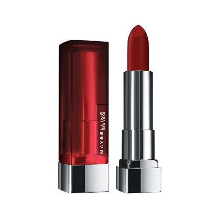 Maybelline New York Color Sensational Creamy Matte Lipstick lasts up to 12 Hours, Hydrate Lips, Rich Creamy Lipstick with Shea Butter, 3.9g