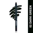 FLiCKA Keep It Bold Kajal | Waterproof, Smudgeproof, Intense Kajal, Long-lasting Formula upto 18hrs, 1.2 g